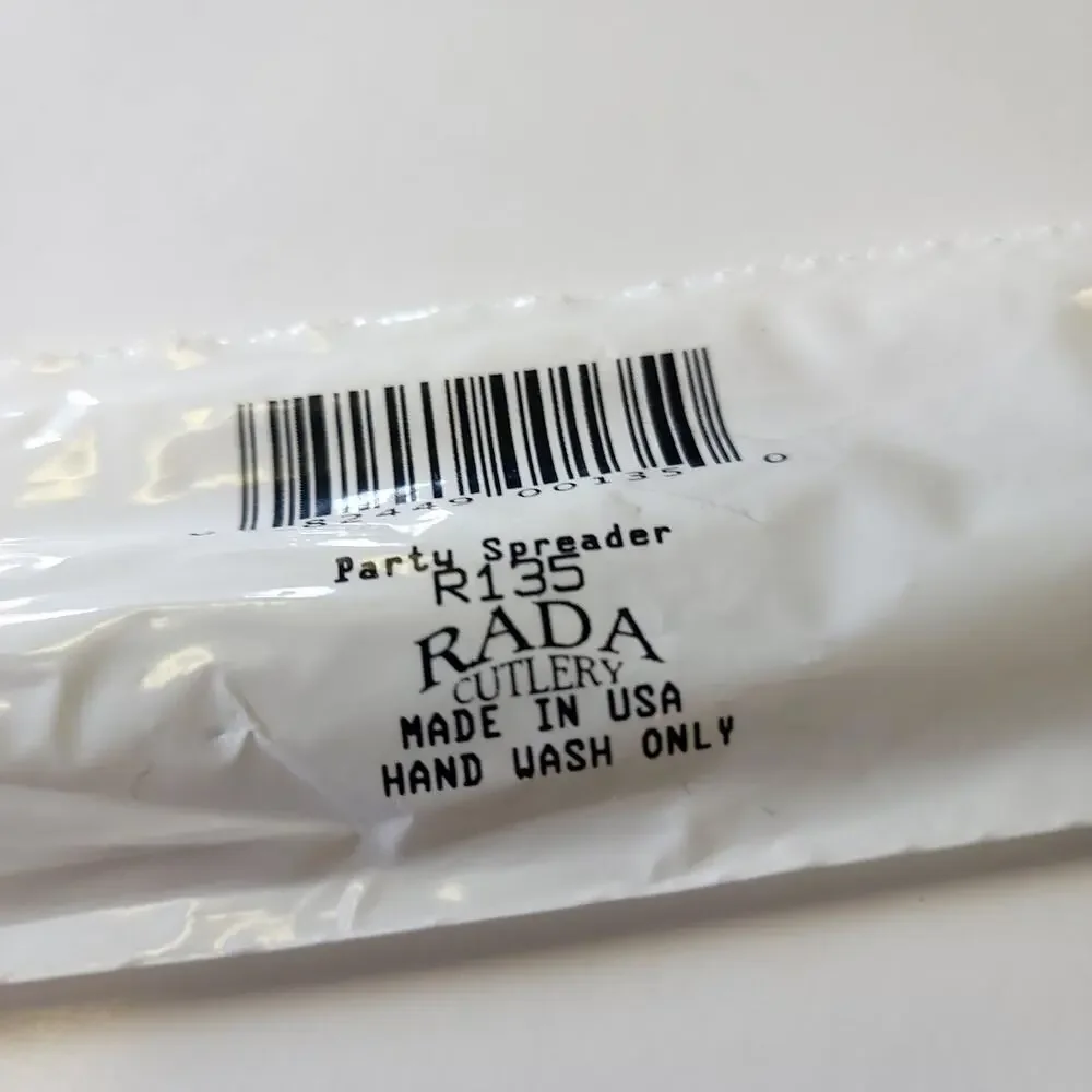 Rada Party Spreader Knife Silver Handle New in Package​​